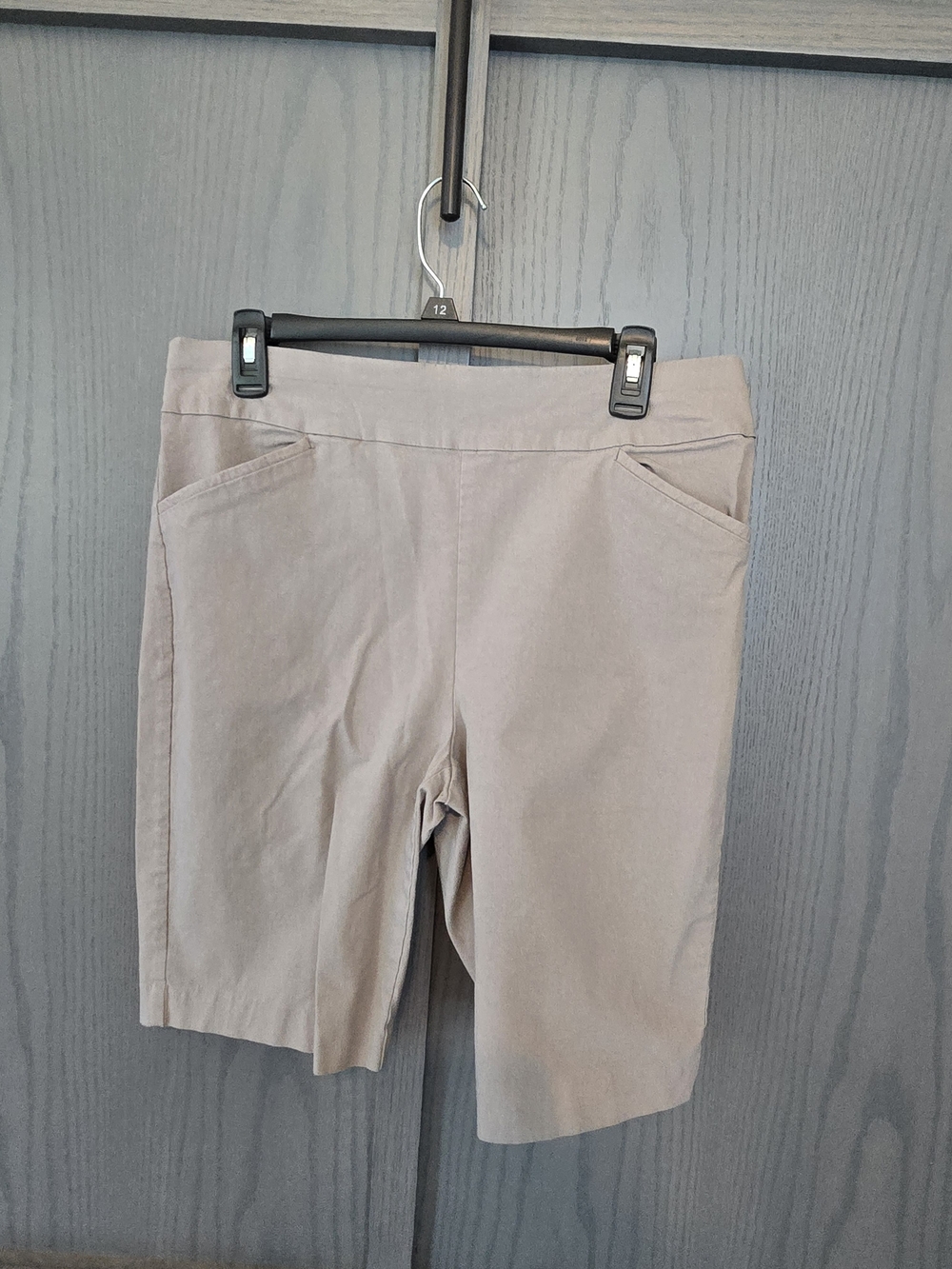 Chico's Neutral Beige Bermuda Shorts